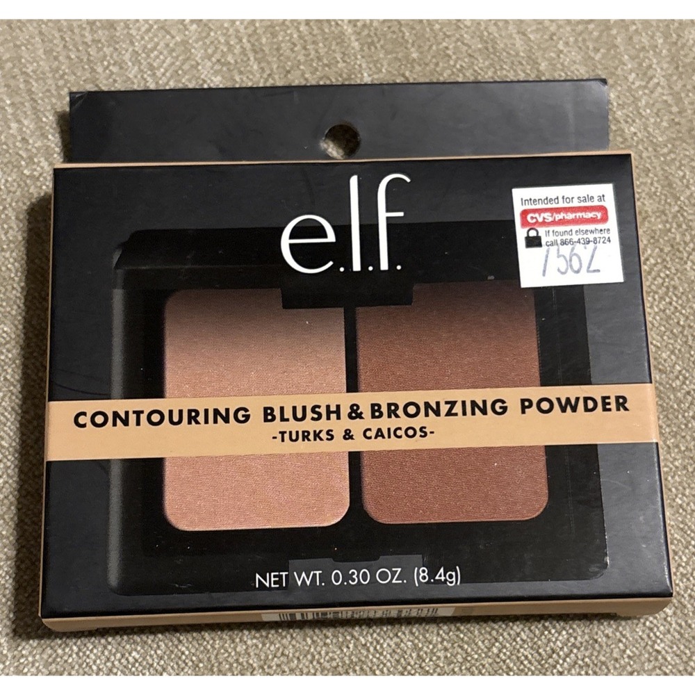 e.l.f. Contouring Blush & Bronzing Powder Turks & Caicos NIB Discontinued